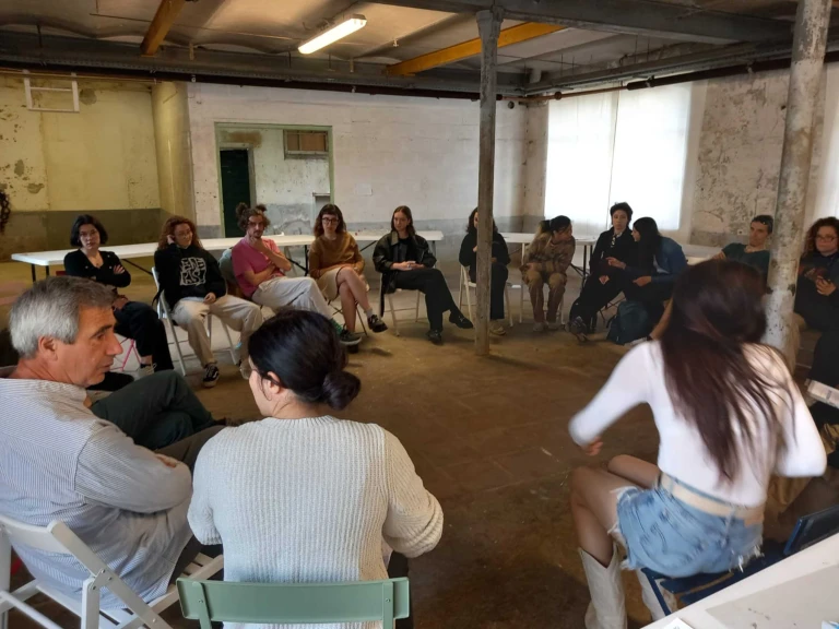 Grande cerchio con Lucy e Jorge